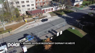 Bílovec zvyšuje bezpečnost dopravy ve městě, aktuálně probíhají tři stavby