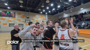 Basketbalisté Nového Jičína potvrdili osmou výhrou skvělou formu