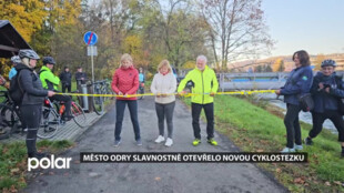Odry mají dva kilometry nové cyklostezky, sloužit bude místním i turistům