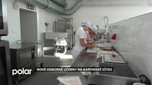 Karvinská SŠTaS má nové gastrocentrum nejen pro učební obory, ale také pro veřejnost