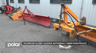 Slezská Ostrava už vyhlíží zimu. Připravena je technika i posypový materiál