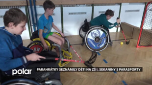 ParaHrátky seznámily děti na ZŠ I. Sekaniny s parasporty. Vyzkoušely si bocciu nebo goalball