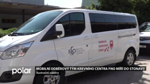 Mobilní odběrový tým Krevního centra FNO míří do Stonavy
