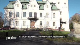 Ke studéneckému zámku povede nová dlážděná cesta