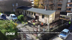 Rekonstrukce budovy na Chittussiho ulici už začala, radnice zároveň hledá nájemce