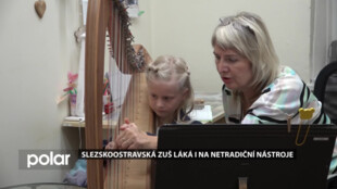 Slezskoostravská ZUŠ láká i na netradiční nástroje, vyučuje hru na cimbál, harfu i panovu flétnu