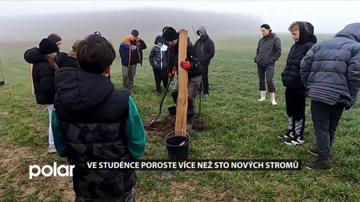 BEZ KOMENTÁŘE: Ve Studénce poroste více než sto nových stromů