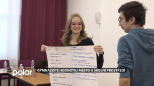 Gymnazisté hodnotili město a školní prostředí