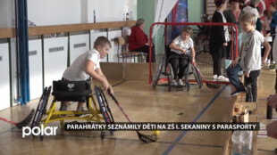 ParaHrátky seznámily děti na ZŠ I. Sekaniny s parasporty. Vyzkoušely si bocciu nebo goalball