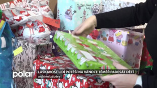 Laskavost lidí potěší na Vánoce téměř padesát dětí