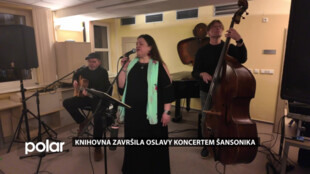 Knihovna završila oslavy koncertem kapely Šansonika