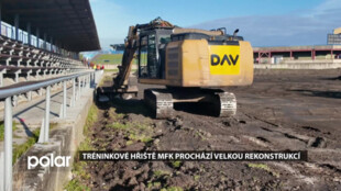Tréninkové hřiště MFK prochází velkou rekonstrukcí