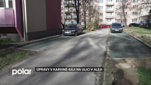 Úpravy na ulici V Aleji mají za cíl zvelebit komunikaci kolem přilehlých domů