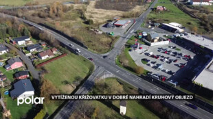 Vytíženou křižovatku v Dobré nahradí kruhový objezd, hotový by měl být do roka