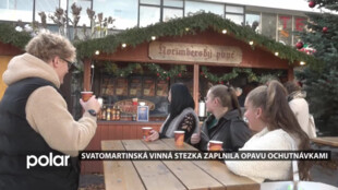 Svatomartinská vinná stezka zaplnila Opavu ochutnávkami