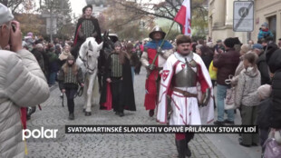 Ochutnávky, regionální speciality, pestrý program. Svatomartinské slavnosti v Opavě přilákaly stovky lidí