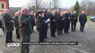 Stonavští myslivci uctili patrona sv. Huberta a oslavili 70. výročí chaty
