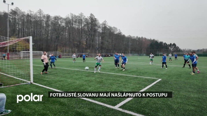 Fotbalisté Slovanu mají našlápnuto k postupu