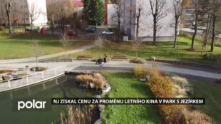 Nový Jičín získal cenu za proměnu letního kina v park s jezírkem