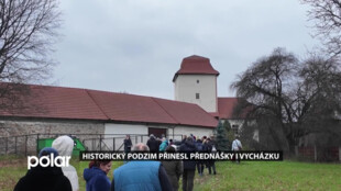 Historický podzim na Slezskoostravském hradě letos přinesl přednášky i komentovanou vycházku