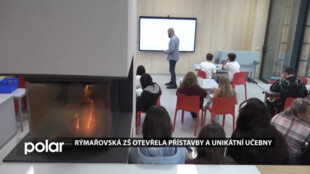 Rýmařovská ZŠ otevřela nové přístavby a unikátní učebnu
