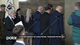 V Nové radnici se uskutečnil tradiční pietní akt. Účastníci vzpomněli oběti totality