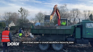 Opuštěné domky v ostravské osadě Bedřiška padají k zemi. Jejich stav není bezpečný