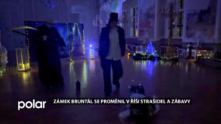 Bruntálský zámek se proměnil ve strašidelnou říši plnou úkolů, masek, příběhů a zábavy