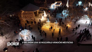 Dvě desítky světelných instalací rozzářily Bělský Les