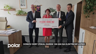Domov Odry dostal darem 100 000 korun na elektrické lůžko