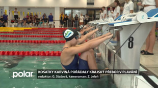 Kosatky Karviná pořádaly krajský přebor v plavání, účastnily se děti z Moravy a Slezska