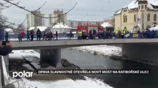 Opavě se ulevilo, slavnostně otevřela nový most na Ratibořské ulici