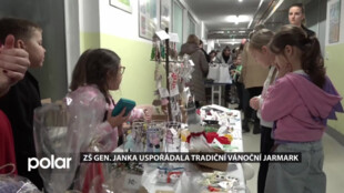 Mariánskohorská ZŠ Gen. Janka uspořádala tradiční vánoční jarmark. Zapojily se do něj všechny děti