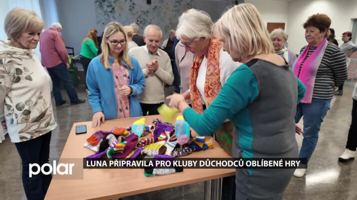 Luna připravila pro kluby důchodců oblíbené hry