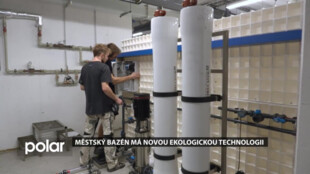 Městský plavecký bazén má novou ekologickou technologii, ušetří až 80% vody
