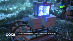 Jediné město v ČR se dvěma vánočními stromy je Frýdek-Místek