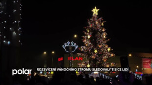 Rozsvícení vánočního stromu sledovaly v Havířově tisíce lidí