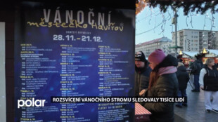 Havířov rozsvítil vánoční strom, lidé si užili i krásný ohňostroj