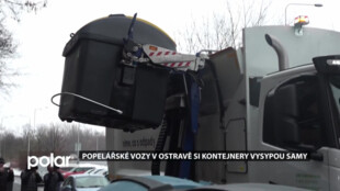 Popelářské vozy si kontejnery samy vysypou. Novinka se rozšiřuje po Ostravě