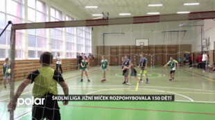 Turnaje v miniházené s názvem Jižní míček se zúčastnilo 150 žáků z obvodu Ostrava-Jih