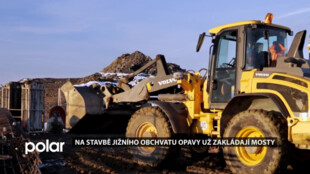 Na stavbě jižního obchvatu Opavy už zakládají mosty. Práce běží podle harmonogramu