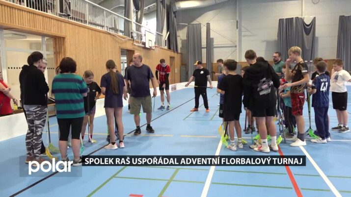 Spolek Rodiče a škola uspořádal adventní florbalový turnaj