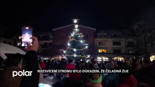 Rozsvícení stromu bylo důkazem, že Čeladná prostě žije