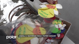 Andílci z mateřské školy potěší seniory