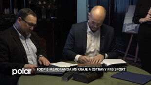 Podpis tří memorand MS kraje a Ostravy stvrdil sportovní spolupráci