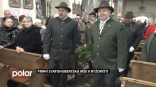 V Ryžovišti na Sovinecku se konala historicky první Svatohubertská mše