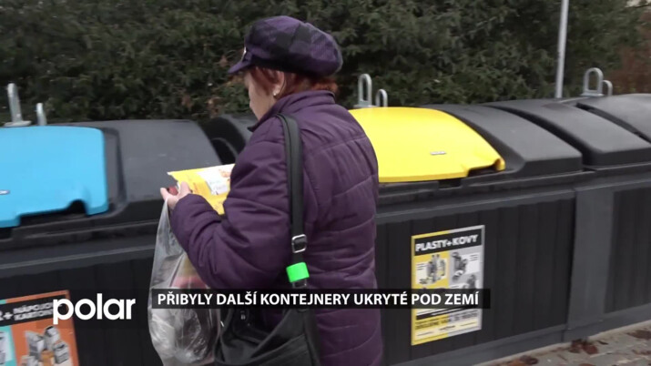 Přibyly další kontejnery ukryté pod zemí