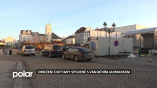 S vánočním jarmarkem na Masarykově náměstí je spojeno také dočasné omezení dopravy