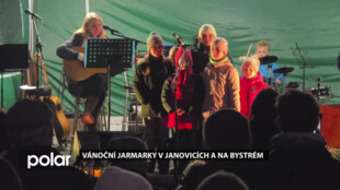 Předvánoční atmosféru navodily jarmarky v Janovicích a na Bystrém
