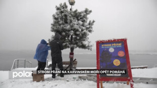 Strom přání na Karvinském moři pomáhá, psát si můžete o věci, které mají smysl, až do 14. prosince